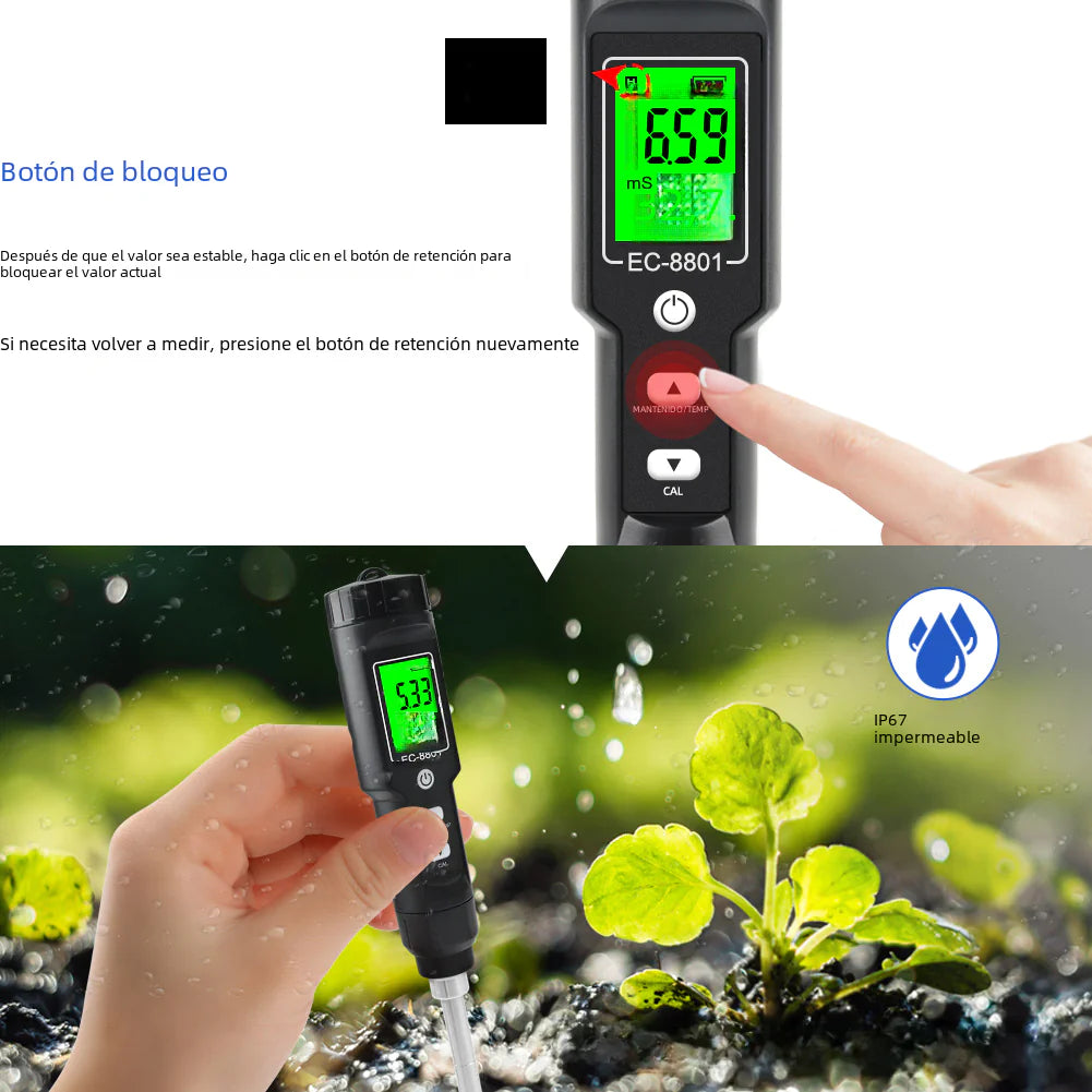 Plant Health EC Soil Tester