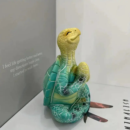Yoga Turtle Meditation Statue