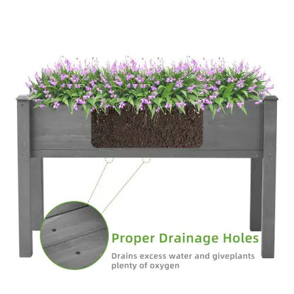 Raised Wooden Garden Planters
