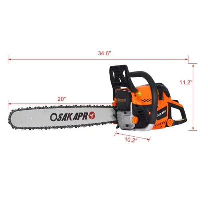 Chainsaw 20" 52cc Wood Cutter - EPA Gas Engine