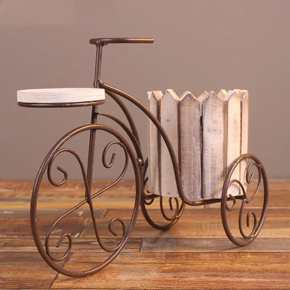 Rustic Bicycle Flower Rack
