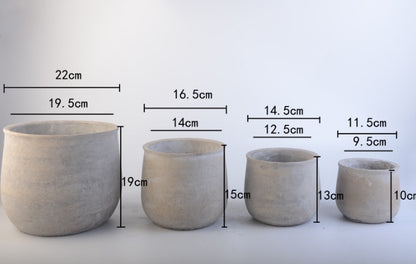 Elegant Grey Cement Planter