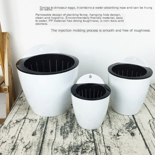 Dino Egg Self-Watering Planter
