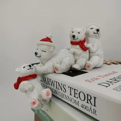Cute Polar Bear Resin Statue