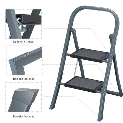 2-Step Ladder multifunctional, decorative plants or help for hanging plants