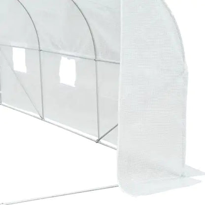 Walk-in Steel Greenhouse with PE Cover