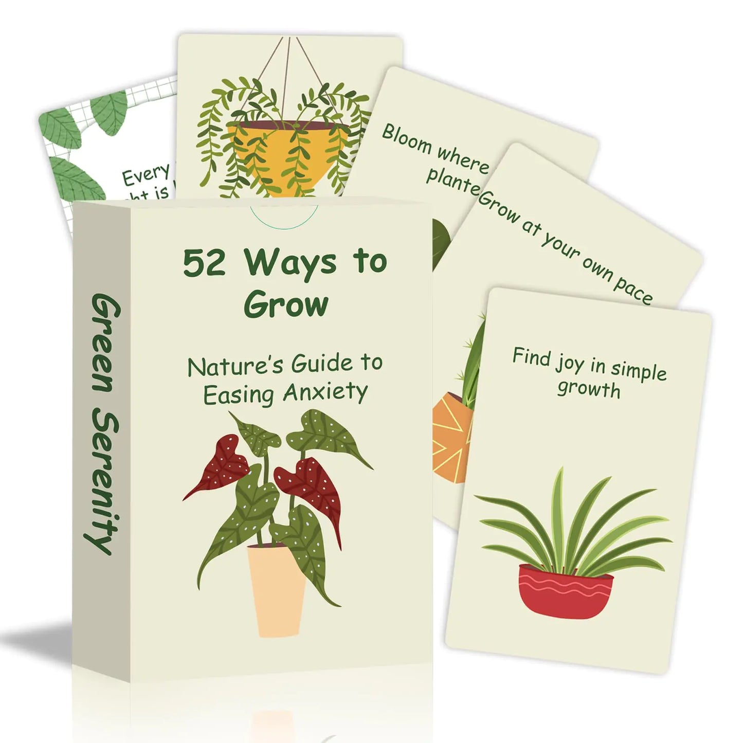 Green Growth: 52 Mindful Plant Cards