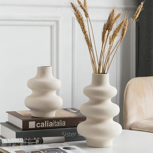 Mowtanco Ceramic Vase Duo
