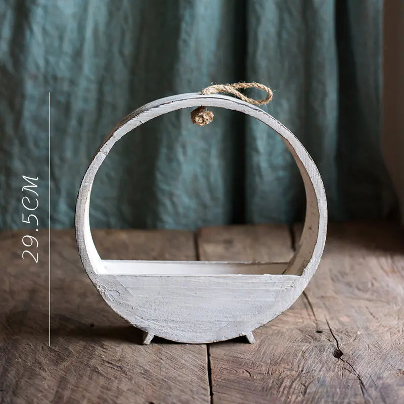 Wooden Hanging Planter