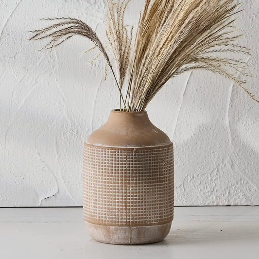Rustic Boho Chic Ceramic Vase