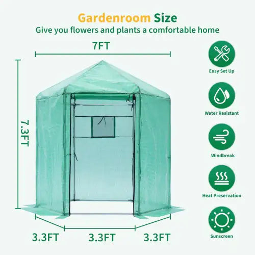 Waterproof Walk-in Plant House