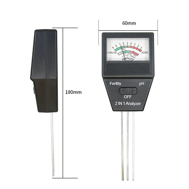 PlantBuddy Soil pH and Fertility Gauge