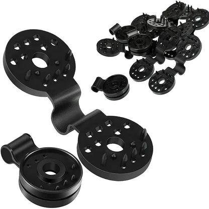 Round Black Plastic Clips for Shade Netting