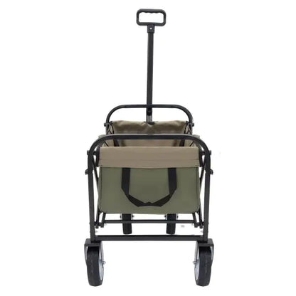 All-Terrain Foldable Utility Wagon with Strapping System, Green