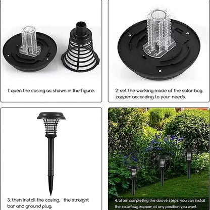 Solar Insect Zapper & Ambient Light 14x42cm
