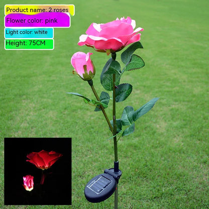 Floral Glow Solar Light