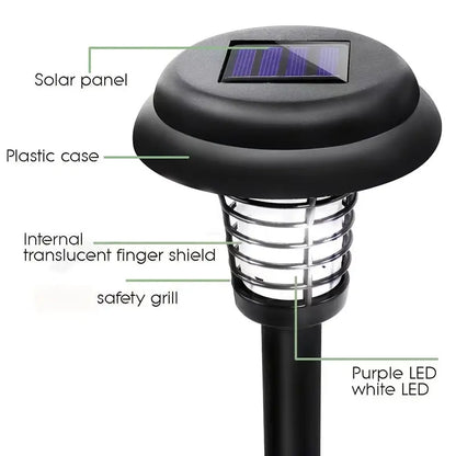 Solar Insect Zapper & Ambient Light 14x42cm