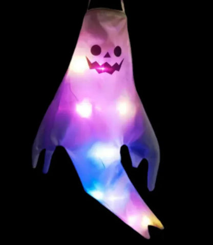 Glow Haunt Ghost Face